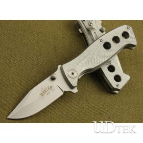 American MASTER Small White Whale Folding Pocket Knife with Aluminum Handle UDTEK00650